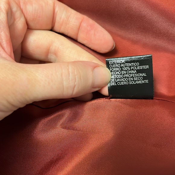 Antonio Melani Rust Red Dress in 100% Suede - Picture 11 of 14